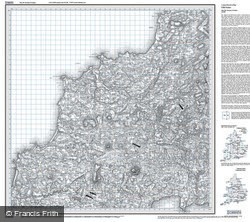 Newquay & Bodmin (1813) Old Edition Folded Sheet Map