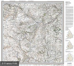 Newtown & Llanidloes (1920) Popular Edition Folded Sheet Map