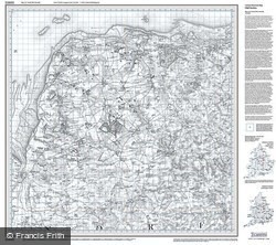 North West Norfolk (1824) Old Edition Folded Sheet Map