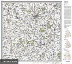 Northampton & Milton Keynes (1919) Popular Edition Folded Sheet Map