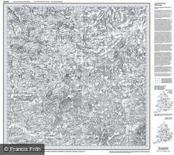 Northampton & Milton Keynes (1833) Old Edition Folded Sheet Map