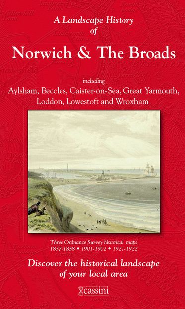 Norwich & The Broads (1837) 3-Map Boxed Sets Folded Sheet Map