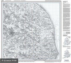 Norwich & The Broads (1837) Old Edition Folded Sheet Map