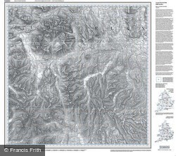 Penrith & Keswick (1864) Old Edition Folded Sheet Map