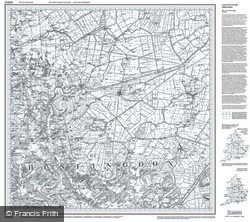 Peterborough (1824) Old Edition Folded Sheet Map