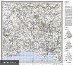 Plymouth & Launceston (1919) Popular Edition Folded Sheet Map