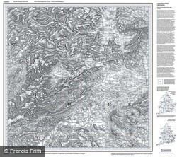 Presteigne & Hay-on-Wye (1831) Old Edition Folded Sheet Map