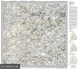 Presteigne & Hay-on-Wye (1919) Popular Edition Folded Sheet Map