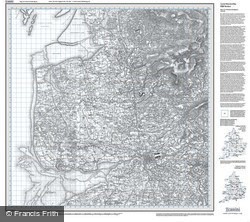 Preston & Blackpool (1842) Old Edition Folded Sheet Map