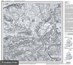 Salisbury & The Plain (1811) Old Edition Folded Sheet Map