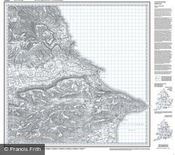 Scarborough (1856) Old Edition Folded Sheet Map