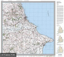 Scarborough (1924) Popular Edition Folded Sheet Map