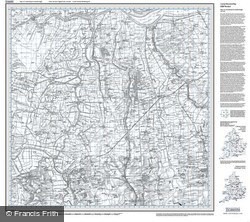 Scunthorpe & Gainsborough (1824) Old Edition Folded Sheet Map