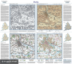 Derby (1836) Past & Present Folded Sheet Map