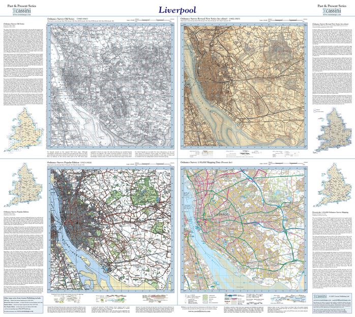 Liverpool (1840) Past and Present Sheet Map