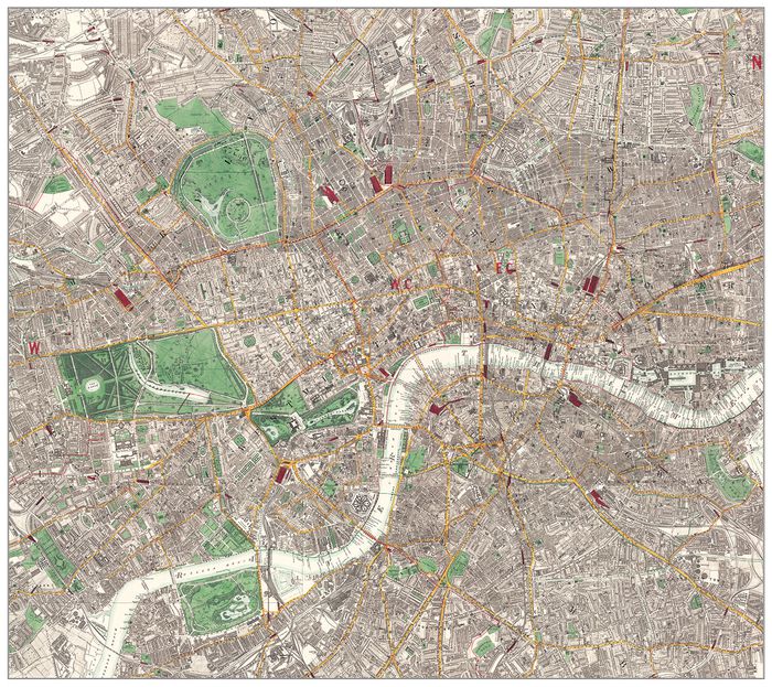 London 1891 (1891) London Sheet Map