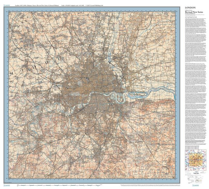 London 1897-1898 (1897) London Sheet Map
