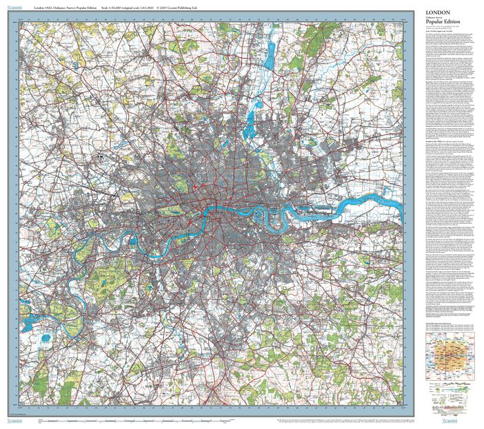 London 1919-1922 (1919) London Sheet Map