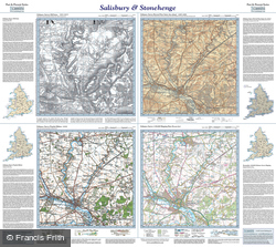 Salisbury & Stonehenge (1811) Past & Present Folded Sheet Map