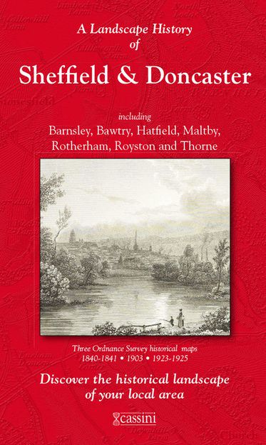 Sheffield & Doncaster (1840) 3-Map Boxed Sets Folded Sheet Map