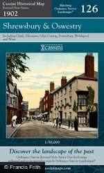Shrewsbury & Oswestry (1902) Revised New Colour Series Sheet Map