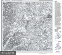 Shrewsbury & Oswestry (1833) Old Edition Folded Sheet Map