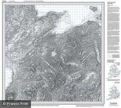 Snowdon (1840) Old Edition Folded Sheet Map