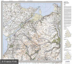 Snowdon (1922) Popular Edition Folded Sheet Map