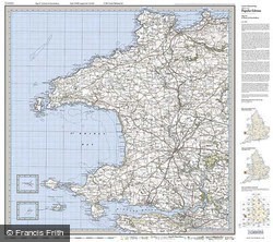 St David's & Haverfordwest (1922) Popular Edition Folded Sheet Map