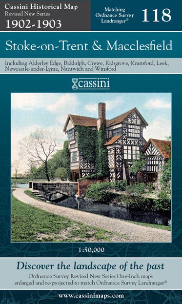 Stoke-on-Trent (1902) Revised New Colour Edition Folded Sheet Map