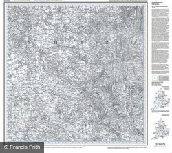 Stoke-on-Trent (1833) Old Edition Folded Sheet Map