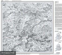 Swindon & Devizes (1817) Old Edition Folded Sheet Map