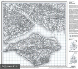The Solent & Isle of Wight (1810) Old Edition Folded Sheet Map