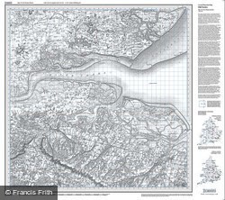 The Thames Estuary (1805) Old Edition Folded Sheet Map