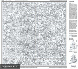 Thetford & Diss (1824) Old Edition Folded Sheet Map