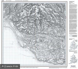 Vale of Glamorgan (1809) Old Edition Folded Sheet Map