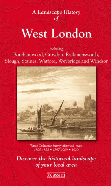 West London (1805) 3-Map Boxed Sets Folded Sheet Map