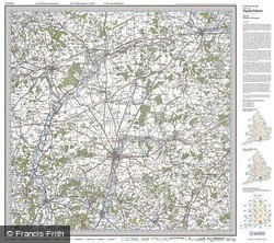 Winchester & Basingstoke (1919) Popular Edition Folded Sheet Map